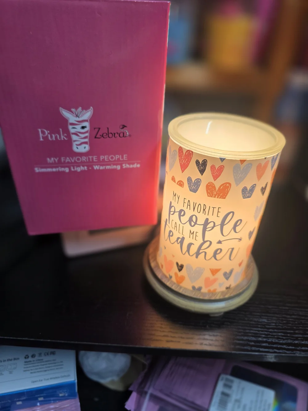 Pink Zebra My Favorite People SIMMER POT  - Multicolor Heart Design